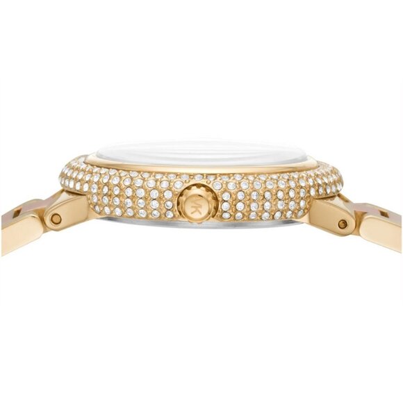 Michael Kors Gold Selestial Motif Taryn MK6650 Crystal-Embellished Watch EUC - Picture 3 of 10